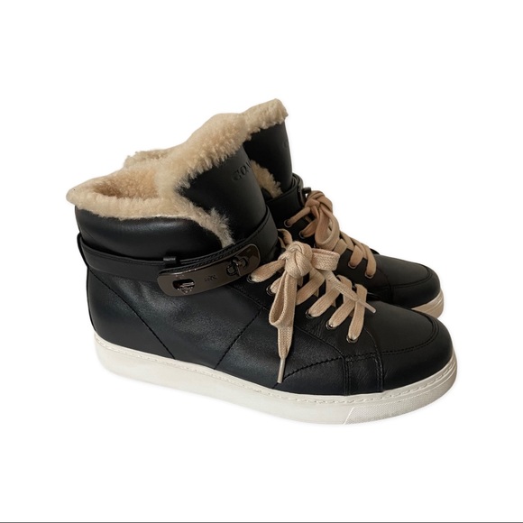sherpa sneaker boot